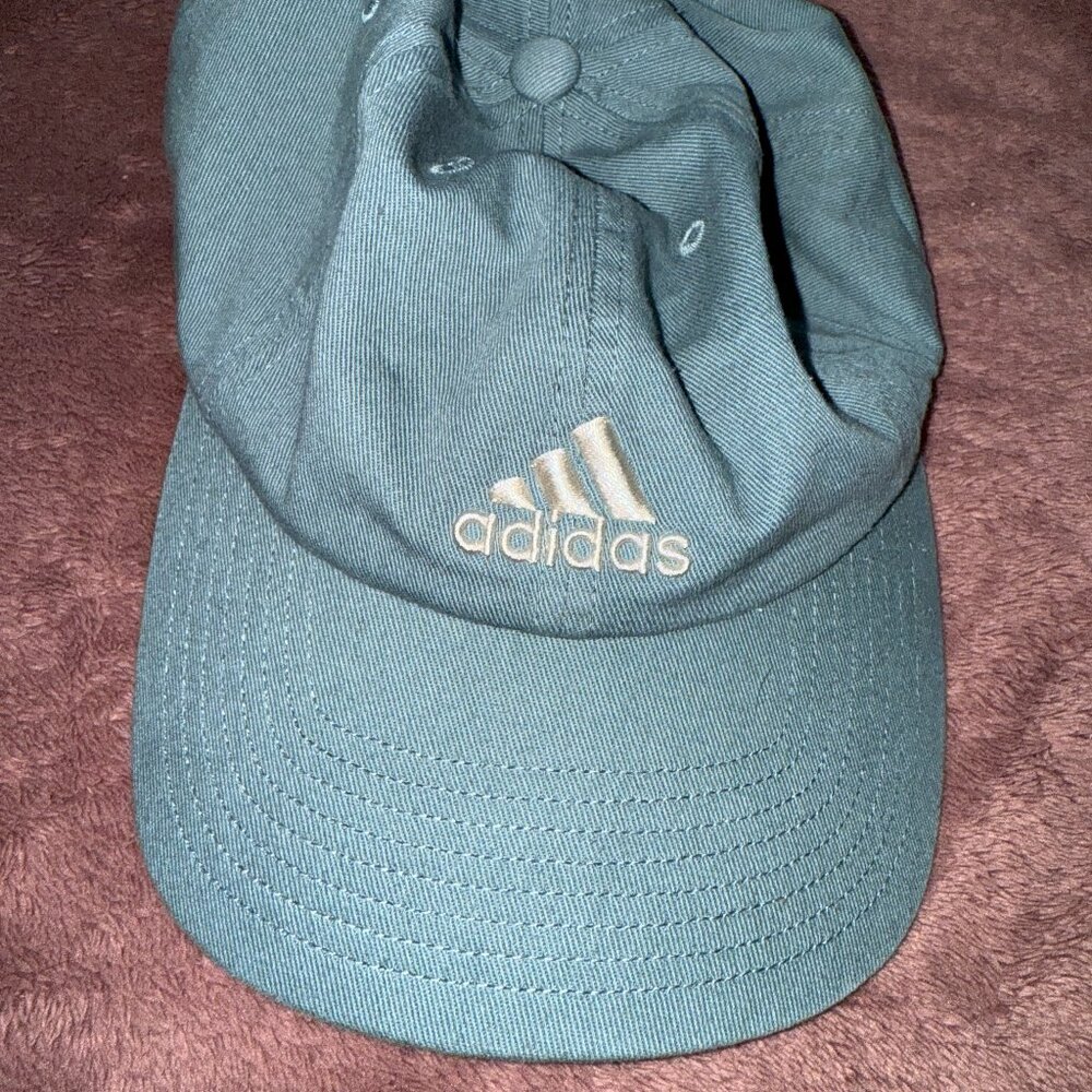 Teal adidas hat
